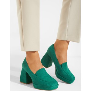 Zielone czółenka Zapatos