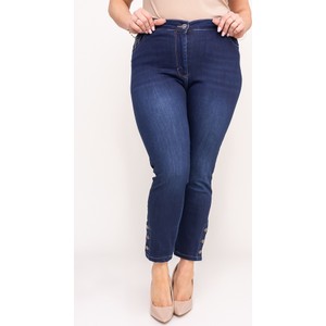 Granatowe jeansy Tono w stylu casual