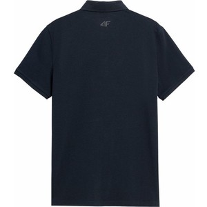 Koszulka polo 4F w sportowym stylu z bawełny z krótkim rękawem