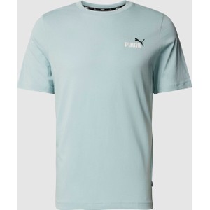 Niebieski t-shirt Puma w sportowym stylu