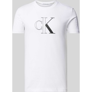 T-shirt Calvin Klein z nadrukiem w młodzieżowym stylu