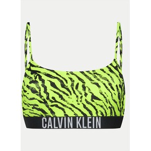 Zielony strój kąpielowy Calvin Klein w młodzieżowym stylu