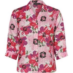 Różowa koszula Franco Callegari z lnu w stylu casual