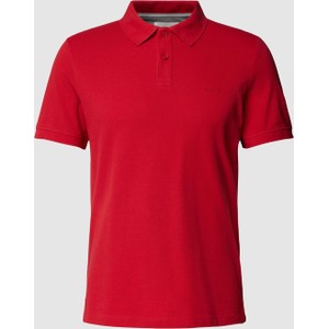 Czerwona koszulka polo S.Oliver w stylu casual