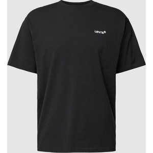 Czarny t-shirt Levis z bawełny