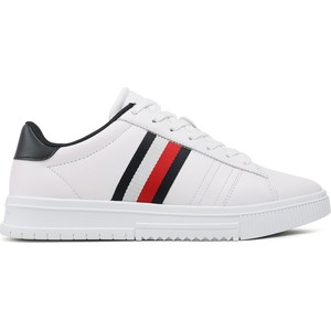 Sneakersy Tommy Hilfiger Supercup Leather FM0FM04706 White YBS