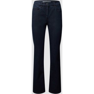 Granatowe jeansy Zerres z bawełny