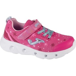 Różowe buty sportowe dziecięce Joma na rzepy dla dziewczynek