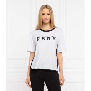 Bluzka DKNY z bawełny