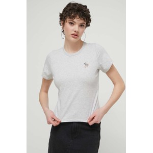 T-shirt Abercrombie & Fitch w stylu casual z krótkim rękawem z bawełny