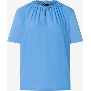Niebieska bluzka More & More w stylu casual
