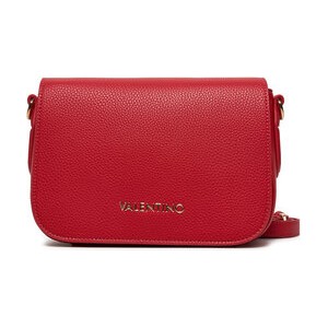Czerwona torebka Valentino matowa na ramię w młodzieżowym stylu