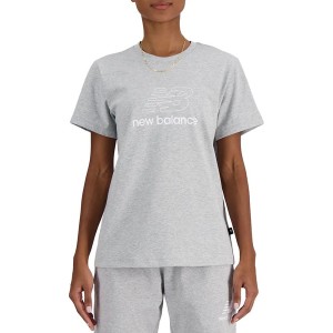 Bluzka New Balance z bawełny w sportowym stylu