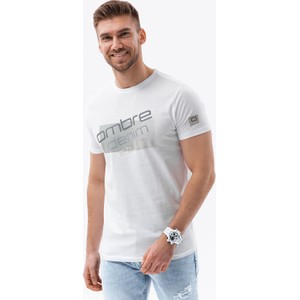 T-shirt Ombre z krótkim rękawem z nadrukiem