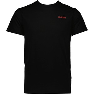 Czarny t-shirt ASICS w stylu casual z krótkim rękawem
