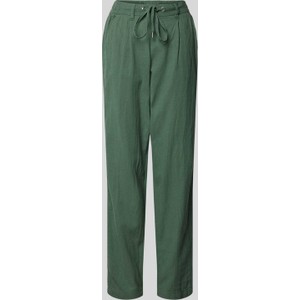 Zielone spodnie Qs z bawełny
