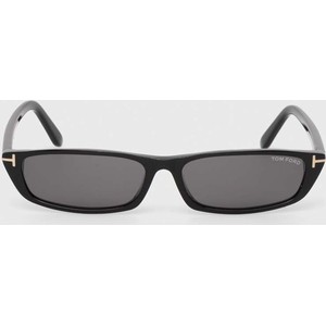 Czarne okulary damskie Tom Ford