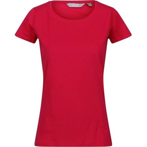 Czerwony t-shirt Regatta w stylu casual z krótkim rękawem z bawełny