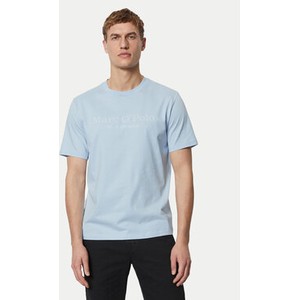 Niebieski t-shirt Marc O'Polo w młodzieżowym stylu