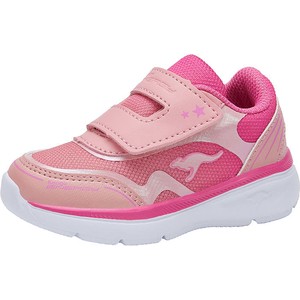 Różowe buty sportowe dziecięce Kangaroos na rzepy