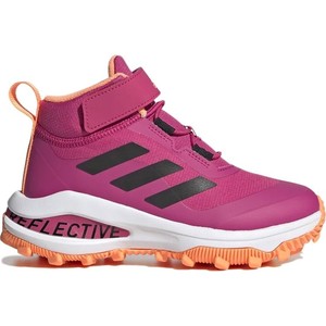 Różowe buty sportowe dziecięce Adidas dla dziewczynek z tkaniny sznurowane