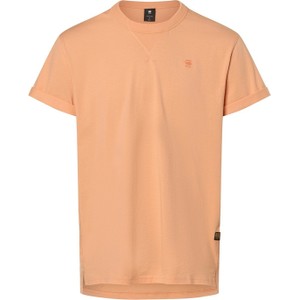 Pomarańczowy t-shirt G-Star Raw w stylu casual