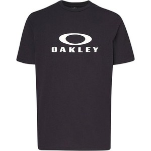 Czarny t-shirt Oakley z wełny w sportowym stylu z krótkim rękawem