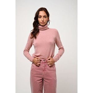 Różowy sweter AUTHENTIC CASHMERE z kaszmiru