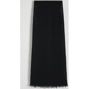 Czarna spódnica Reserved midi z bawełny
