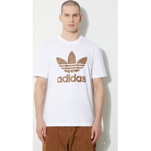 T-shirt Adidas Originals z bawełny w sportowym stylu z krótkim rękawem