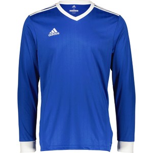 Niebieska koszulka z długim rękawem Adidas z długim rękawem