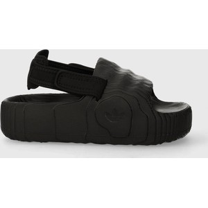 Sandały Adidas Originals w sportowym stylu na rzepy na platformie