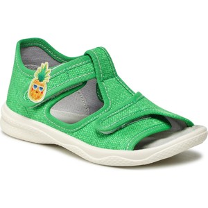 Zielone buty dziecięce letnie Superfit na rzepy
