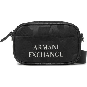Czarna torebka Armani Exchange średnia matowa