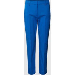 Niebieskie spodnie MaxMara w stylu casual z bawełny