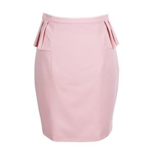 Różowa spódnica Fokus midi w stylu klasycznym