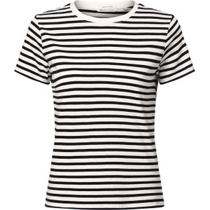 T-shirt Tom Tailor Denim w stylu casual z krótkim rękawem z okrągłym dekoltem
