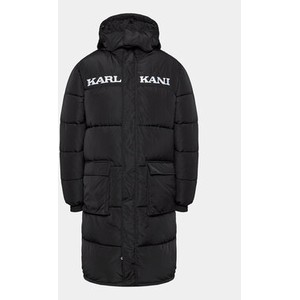 Czarna kurtka Karl Kani w stylu retro krótka