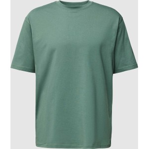 Zielony t-shirt McNeal z bawełny w stylu casual z krótkim rękawem