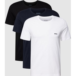 Hugo Boss T-shirt z wyhaftowanym logo,w zestawie 3 szt.,model ‘Classic’