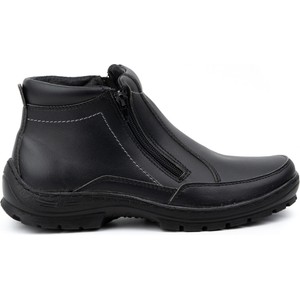 Czarne buty zimowe Buty Olivier w stylu casual