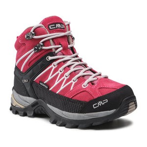 Różowe buty trekkingowe CMP sznurowane