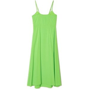 Zielona sukienka Cropp midi na ramiączkach w stylu casual