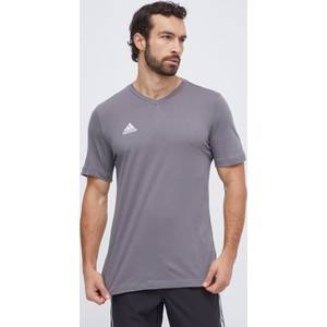 T-shirt Adidas Performance z krótkim rękawem w sportowym stylu z bawełny