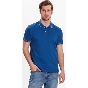 Niebieski t-shirt Geox w stylu casual