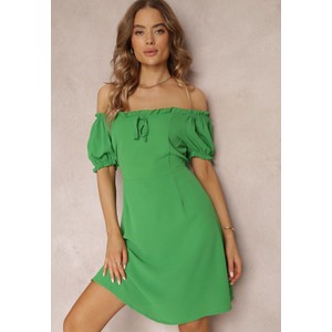 Zielona sukienka Renee rozkloszowana