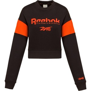 Czarna bluza Reebok X Victoria Beckham w sportowym stylu z bawełny