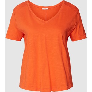 Pomarańczowa bluzka Esprit z bawełny