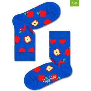 Niebieskie skarpetki Happy Socks dla dziewczynek