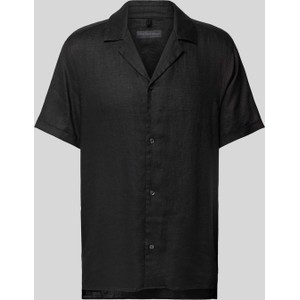 Czarna koszula Drykorn z krótkim rękawem w stylu casual